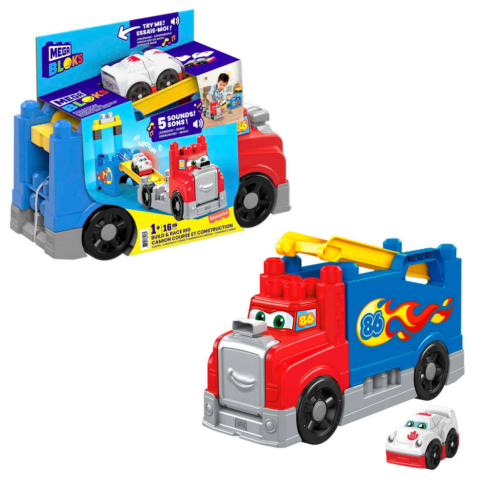 MEGA Bloks bouwen en race truck