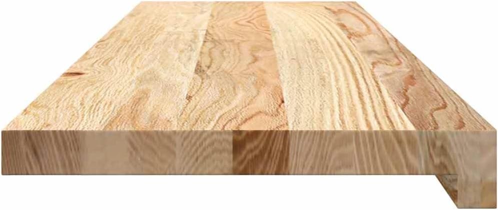 vidaXL Treppenstufen 12 STK. Unbehandelt 90x30x2 cm Massivholz Eiche, Treppenstufe für Holztreppen, Treppenstufe Holz, Fenstersims, Treppenstufe Eiche