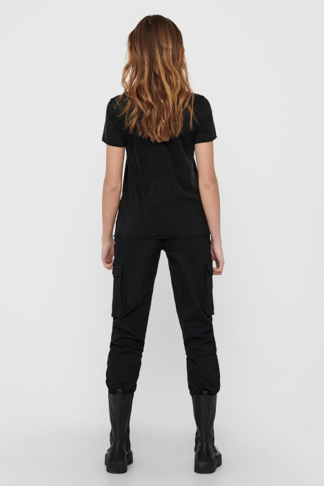 Only zwarte dames t-shirt
