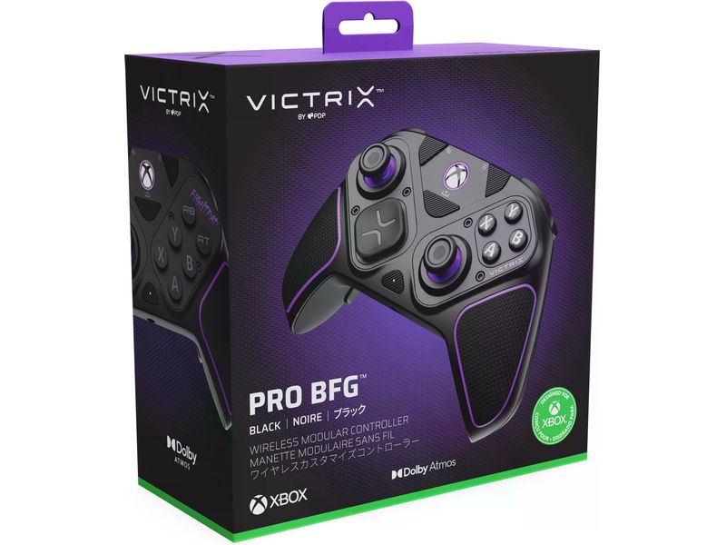 PDP Controller Victrix Pro BFG Xbox Schwarz/Violett Kabelloser und kabelgebundener Controller