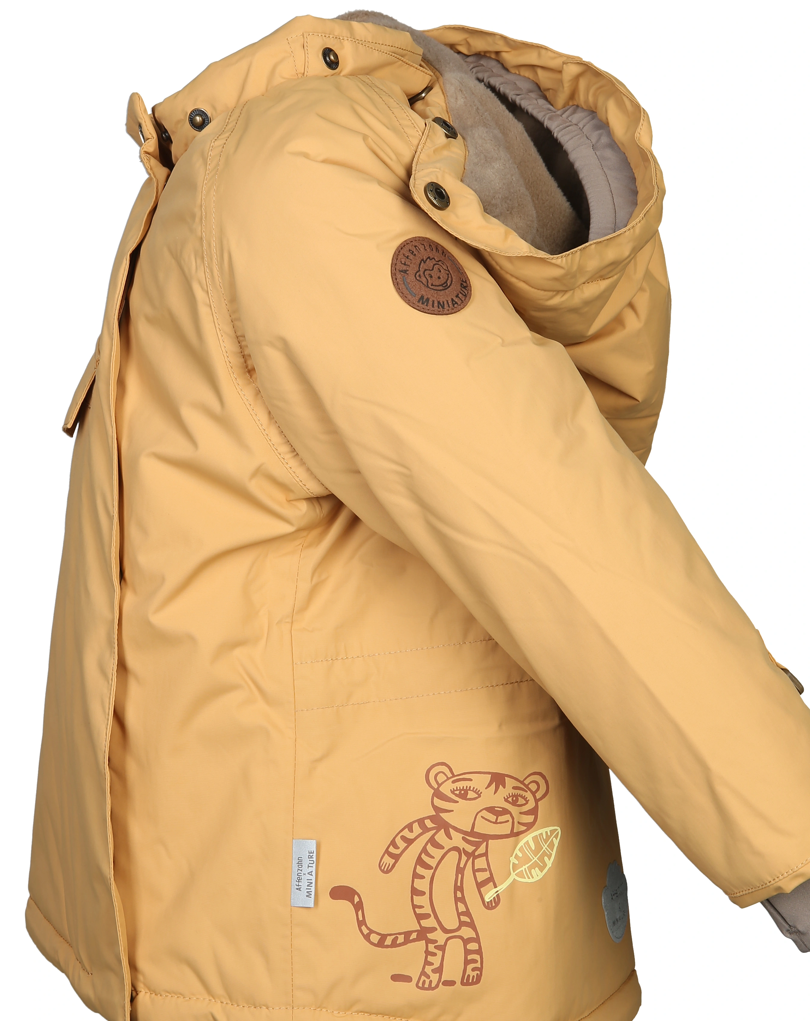 Winterjacke AFFENZAHN MATASLAUG in taffy yellow