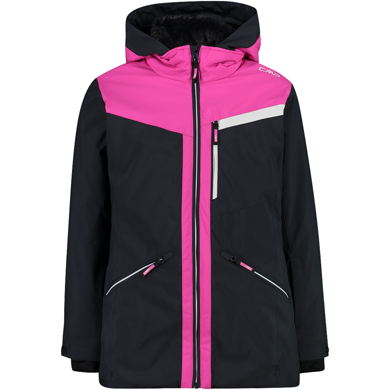 CMP Junior Ski Jacket LONG FEEL WARM FLAT anthracite | Ski Jackets | Ski Clothing | Kids | XSPO-Fashion.com