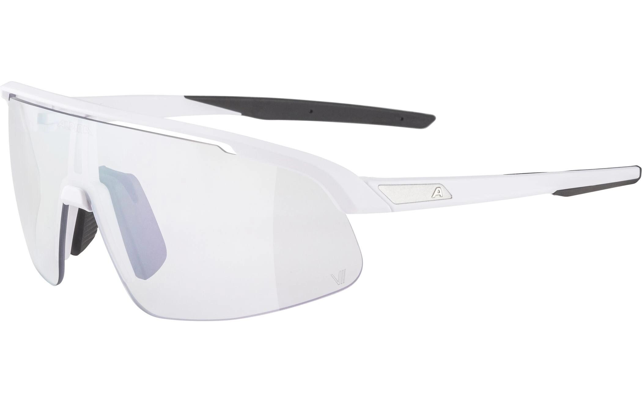 Sportbrille Turbo Pro S V - Weiss matt<br>Velobrille Cat.0-3