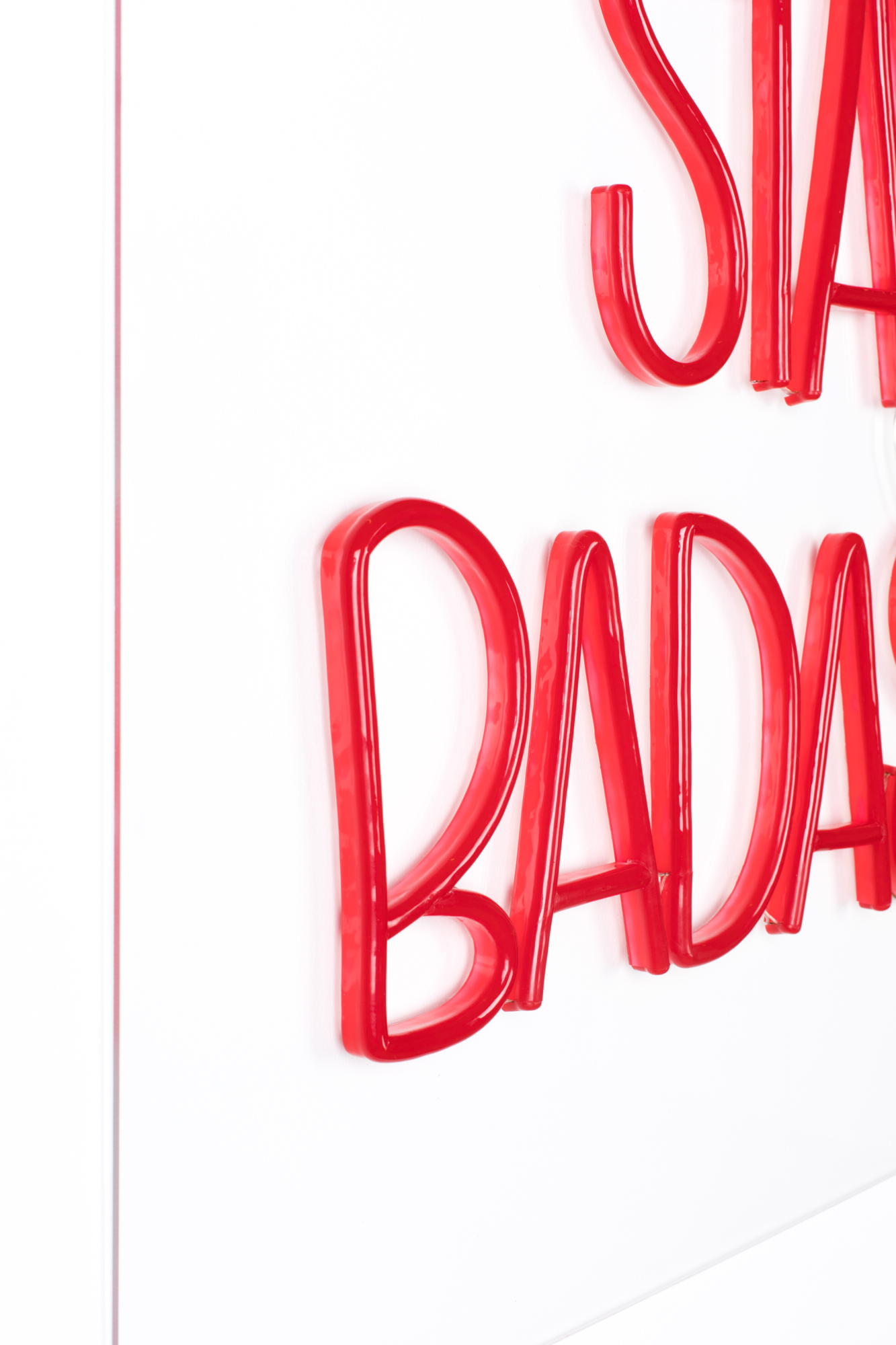 Bold Monkey Badass non social sign Bold Monkey Badass non social bord