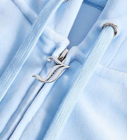 Juicy Couture Cardigan - Madison - Velours - Powder Blue