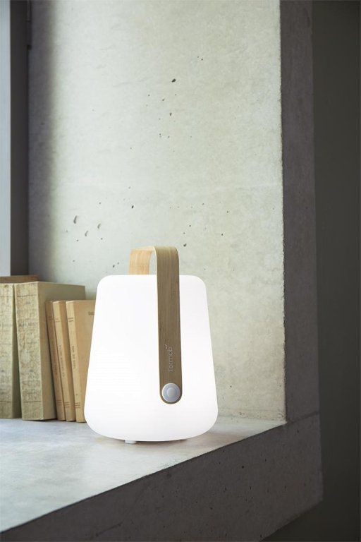 Fermob Balad tafellamp H38 LED oplaadbaar Bamboo