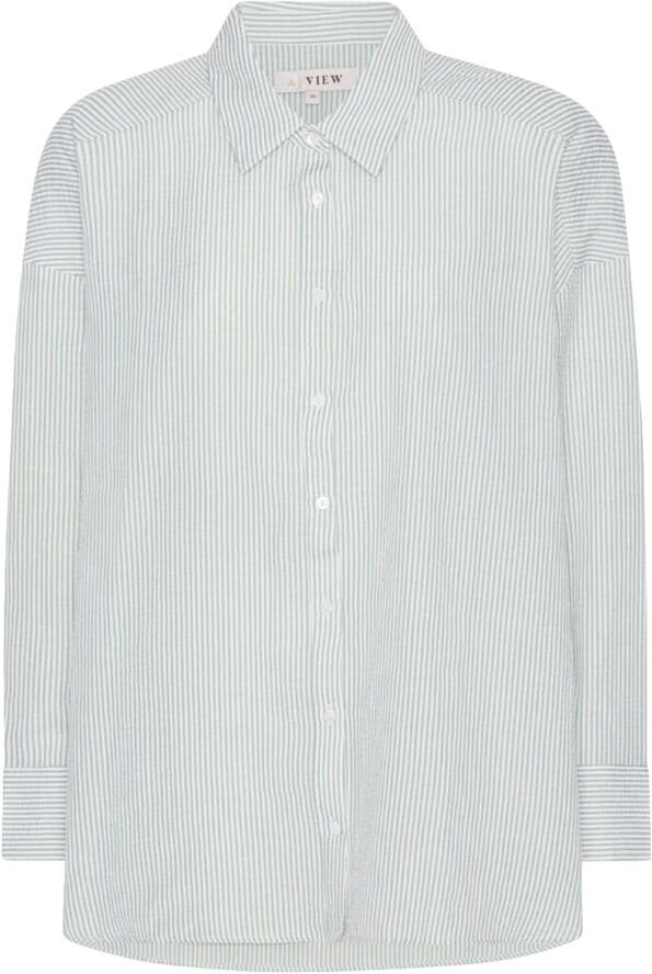 A-VIEW Sonja shirt Green/white