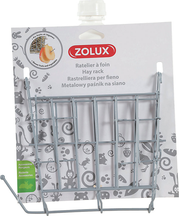 Ratelier à foin en métal à accrocher Zolux