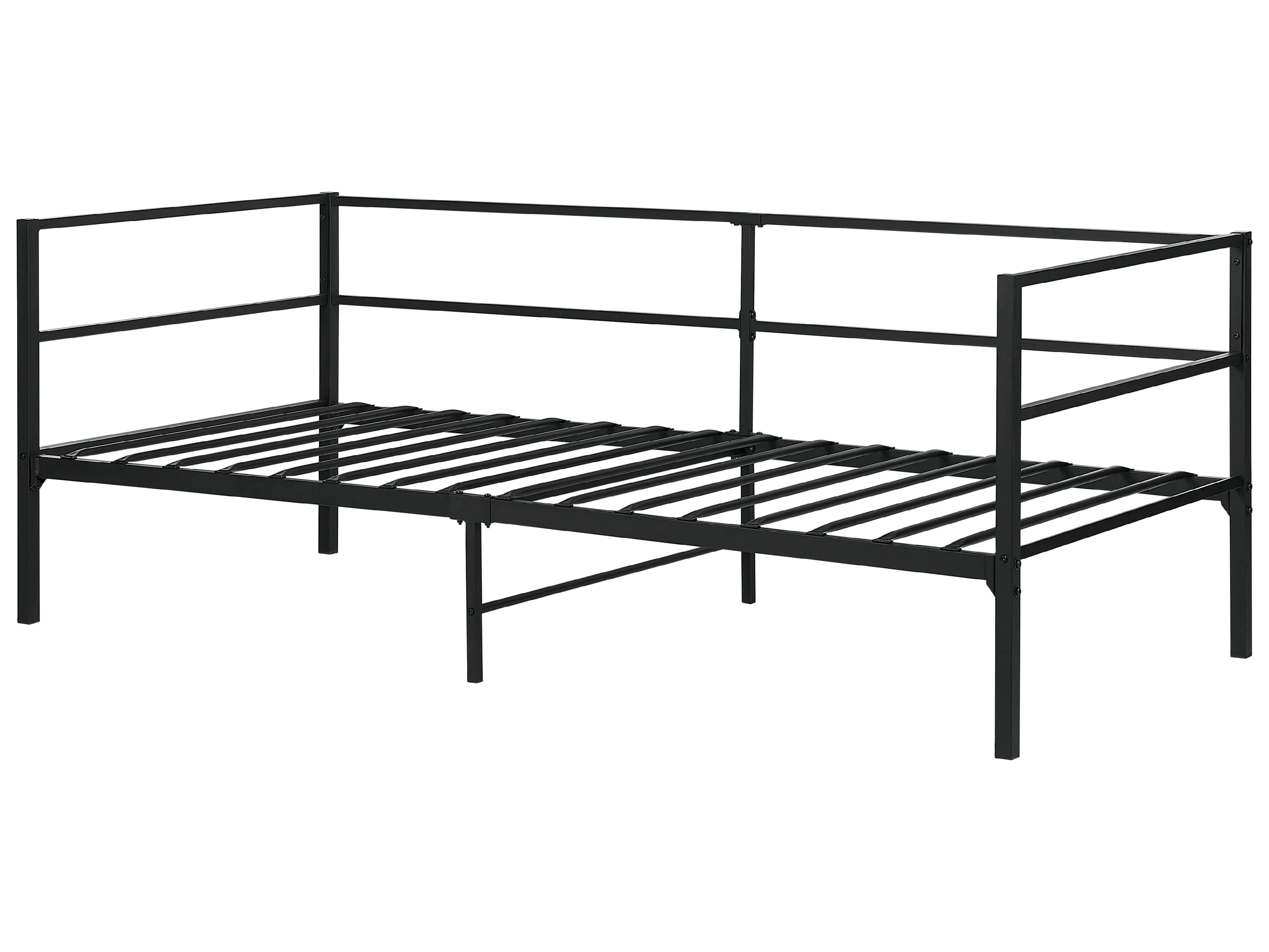 Bed Metaal BATTUT 90 x 200 cm Zwart