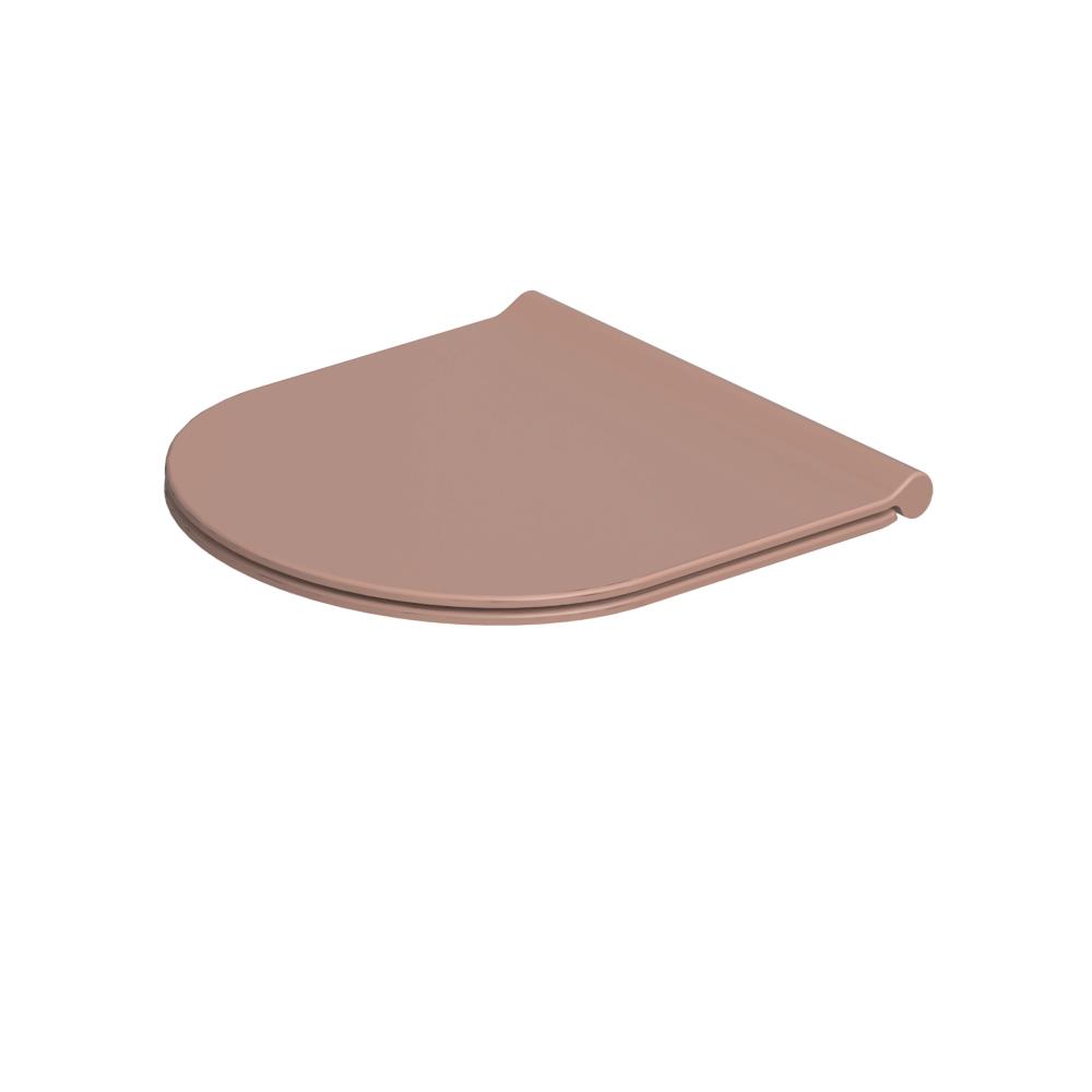 Xenz Gio toiletzitting met softclose en quick release roze mat