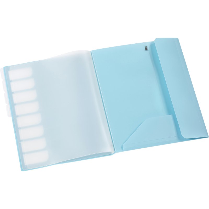 Trieur 8 compartiments A4 - polypropylène - MINERAL VIQUEL - Coloris assortis