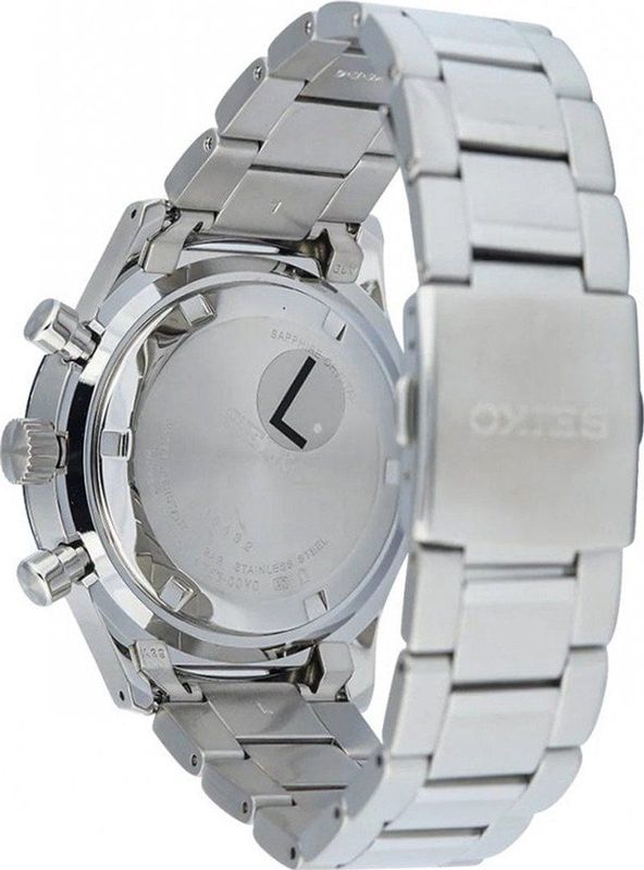 Seiko - SSB445P1 - Chronograaf - Zwart/Wit - Staal