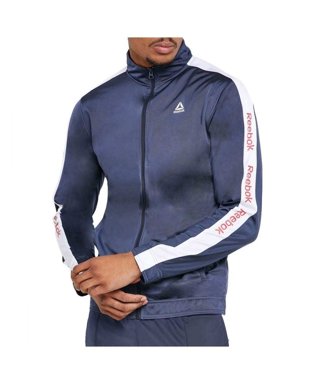 Veste Marine Homme Reebok TE BL TRACK JACKET