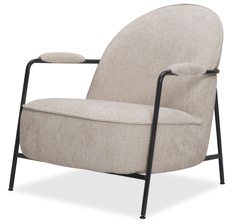 Fauteuil Beige Amelia B73 x D82 x H77 cm