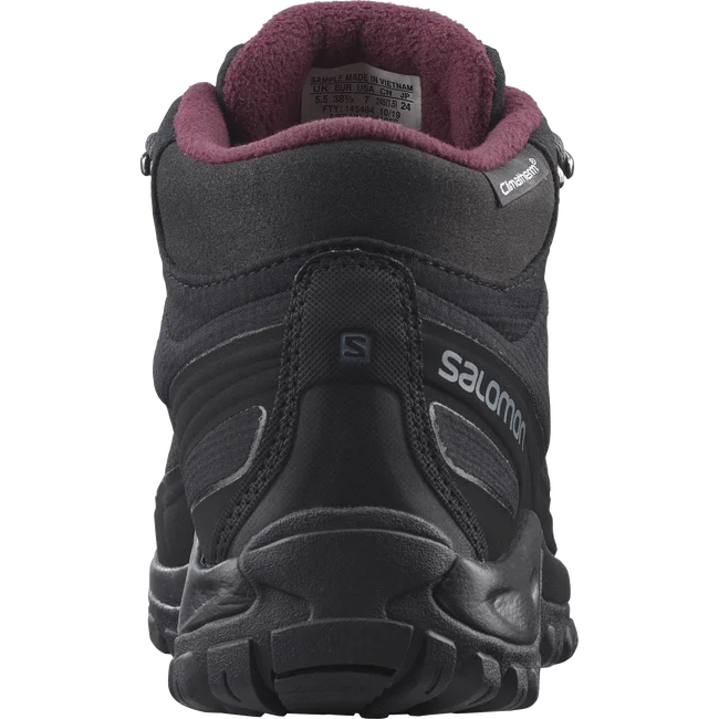 SHELTER WATERPROOF  Winterschuhe Damen Black/Ebony/WineTasting