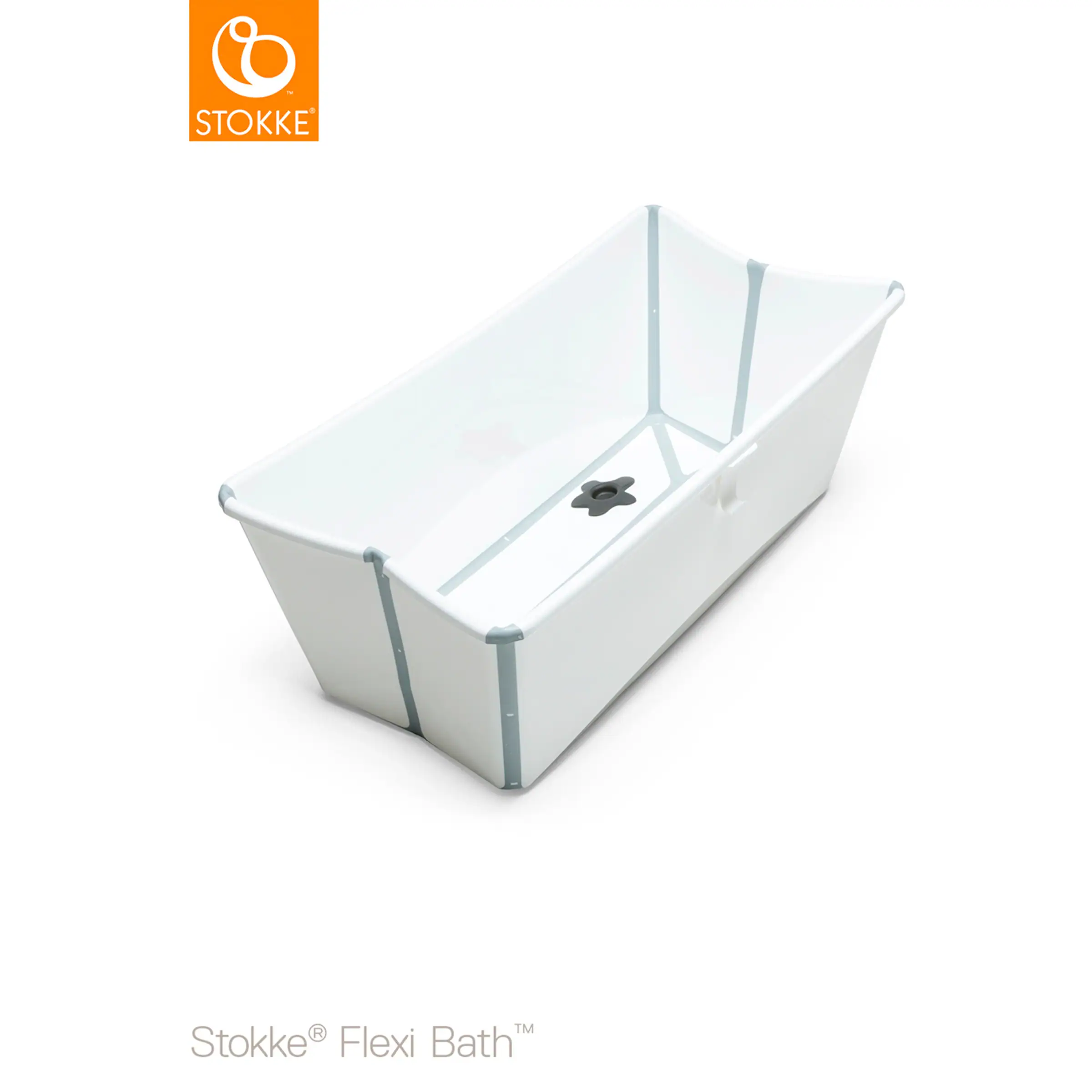 Stokke® - FLEXIBATH Bundle Badewanne inkl. Badewannensitz Newborn Support White