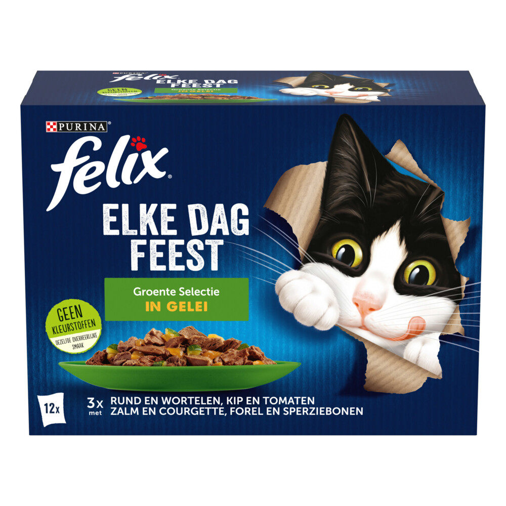 Felix Elke Dag Feest Groente Selectie in Gelei12 x 85 gr