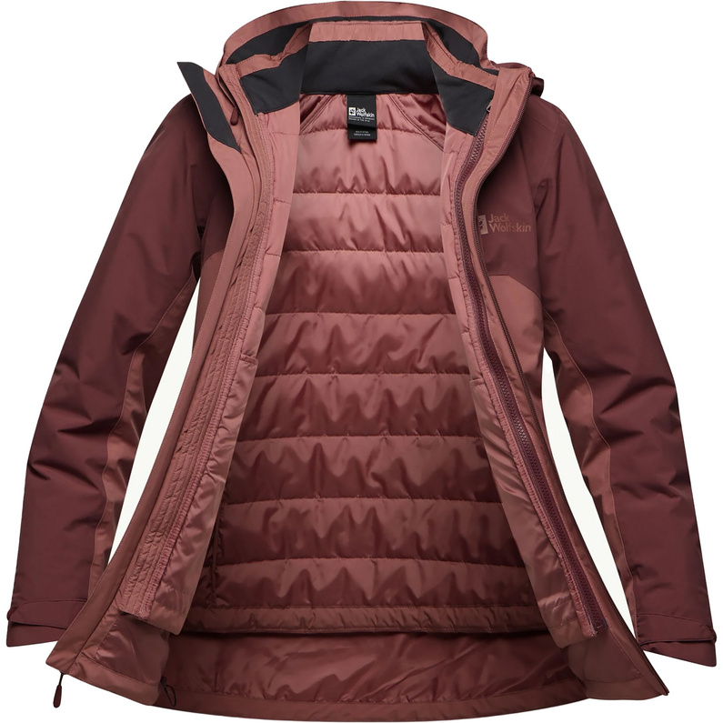 Jack Wolfskin Damen Hunberg 3in1 Jacke