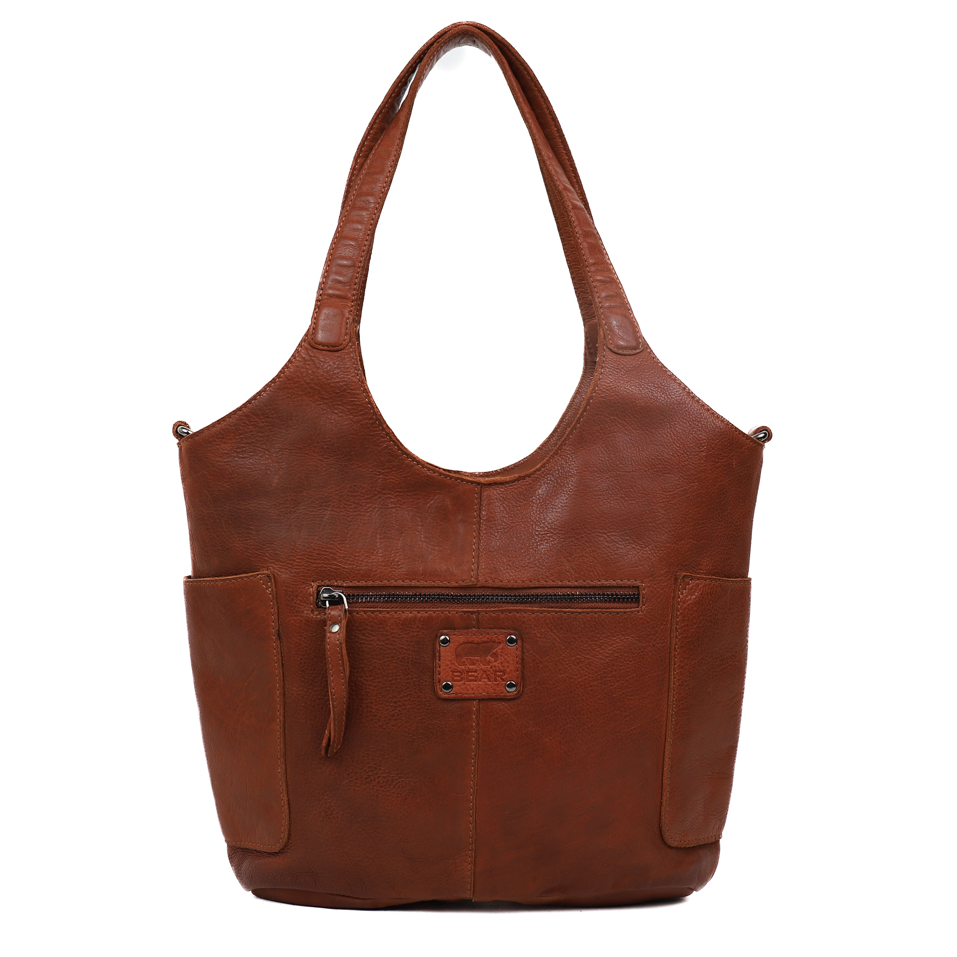 Hand-/schoudertas 'Diede' cognac Cognac