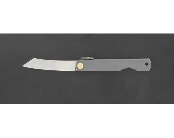 Higonokami - KDS 90 Sandwich - Manche en Acier Noir