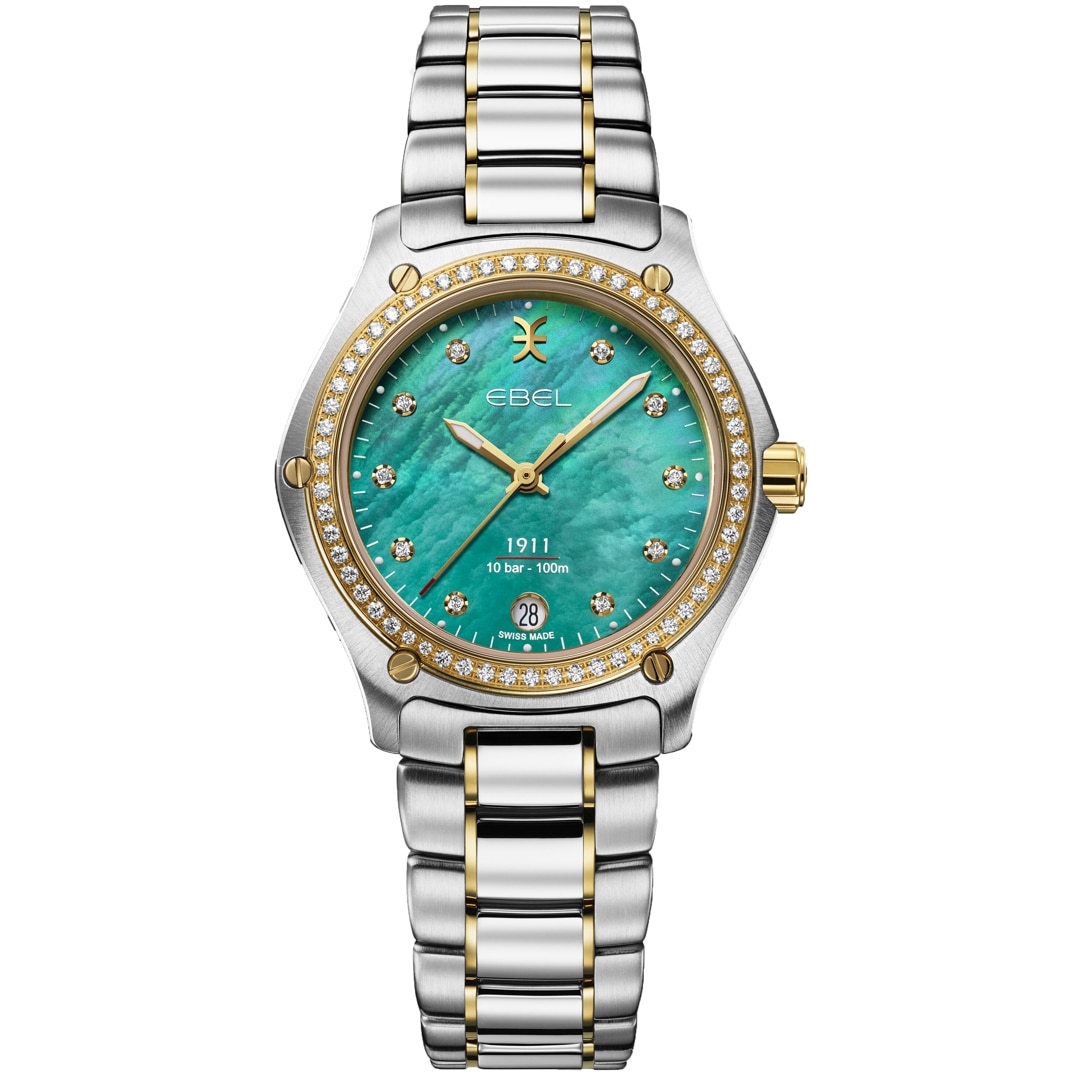 Ebel 1911 Grande Lady Diamonds Türkis / Perlmutt