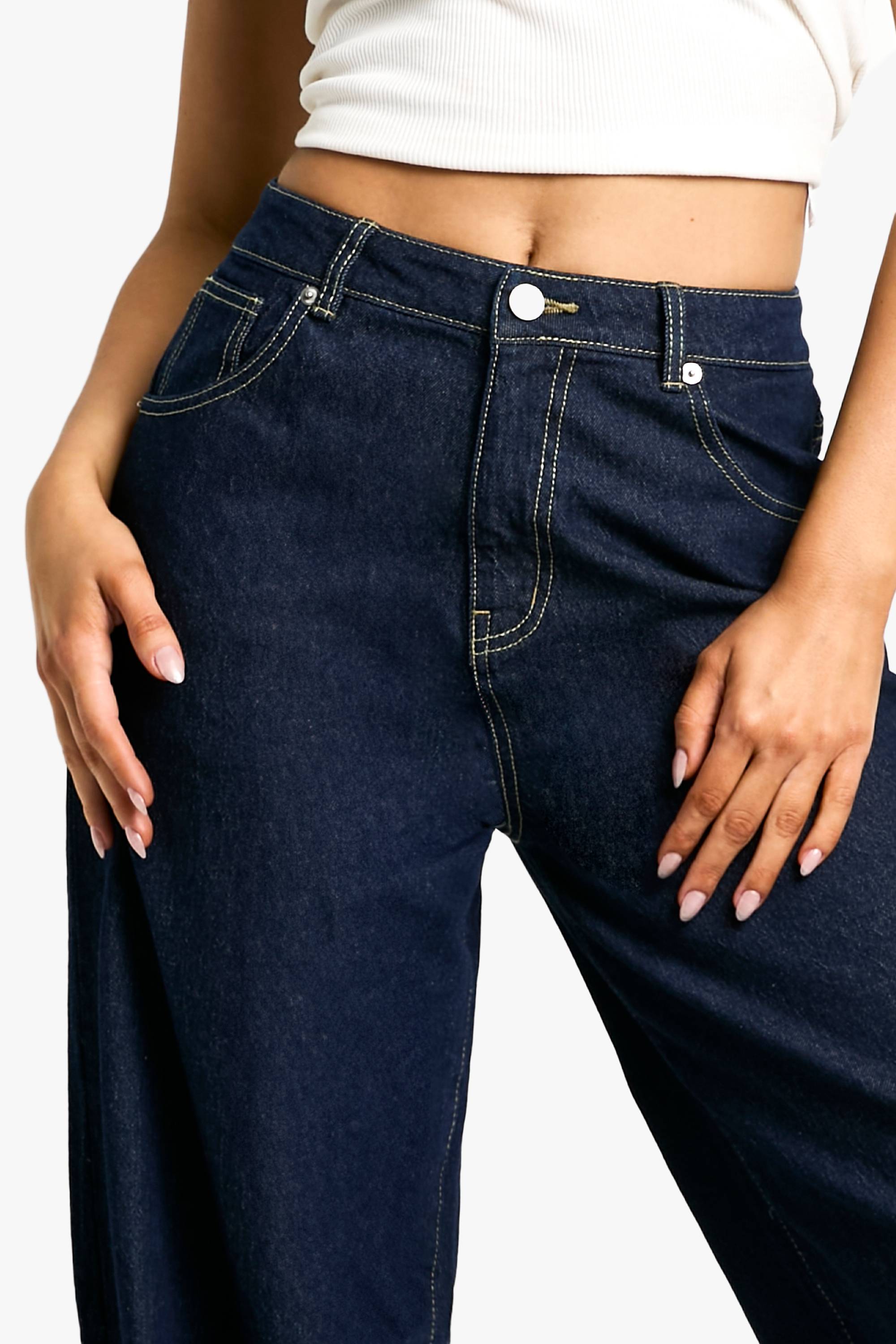 boohoo Jean Basique Super Large pour Personnes Grandes