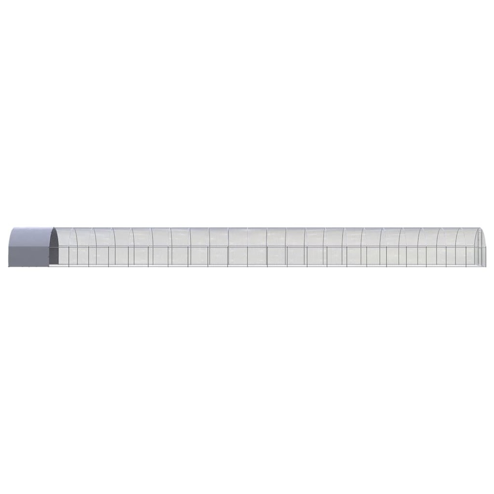 Poulailler d'extérieur 3x24x2 m acier galvanisé