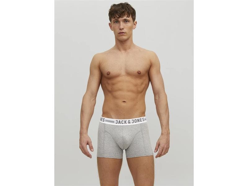 JACK&JONES Unterhosen Herren, 3-er Pack, Mehrfarbig, M Kurze Boxershorts