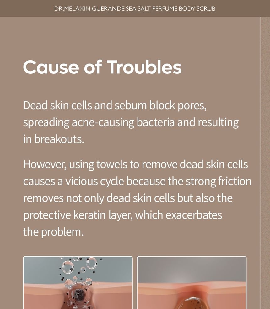 Dr.Melaxin - Guerande zeezoutparfum bodyscrub - 2 soorten