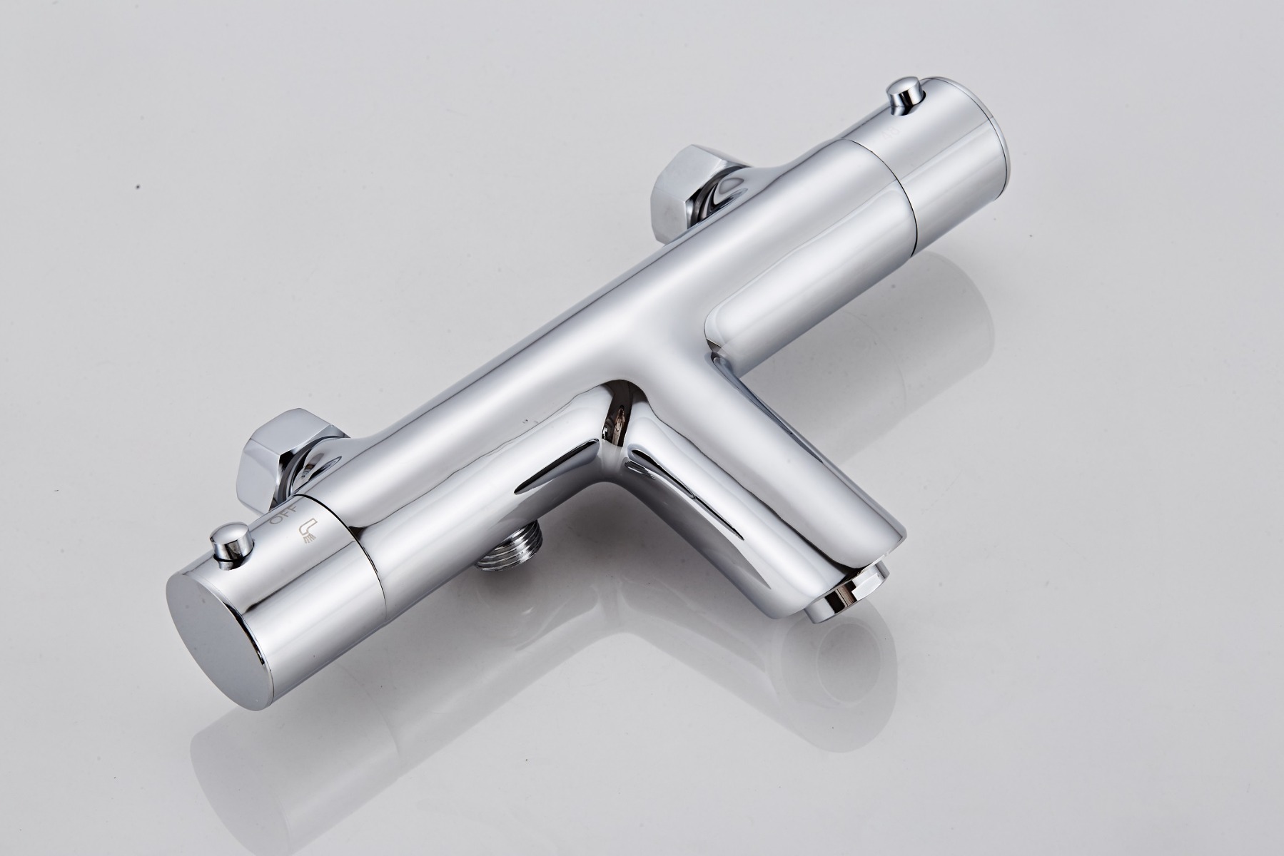 Saniclear Talpa thermostatische opbouw badkraan chroom