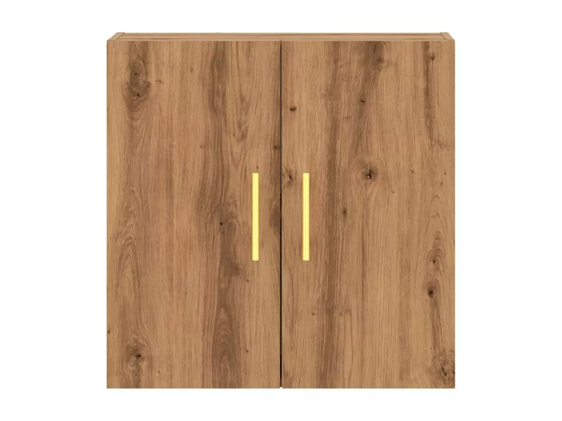 Armoire murale chêne artisanal 60x31x60 cm bois d'ingénierie