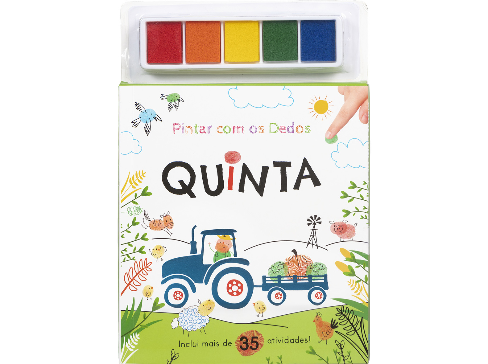 LIVRO PINTAR COM OS DEDOS QUINTA
