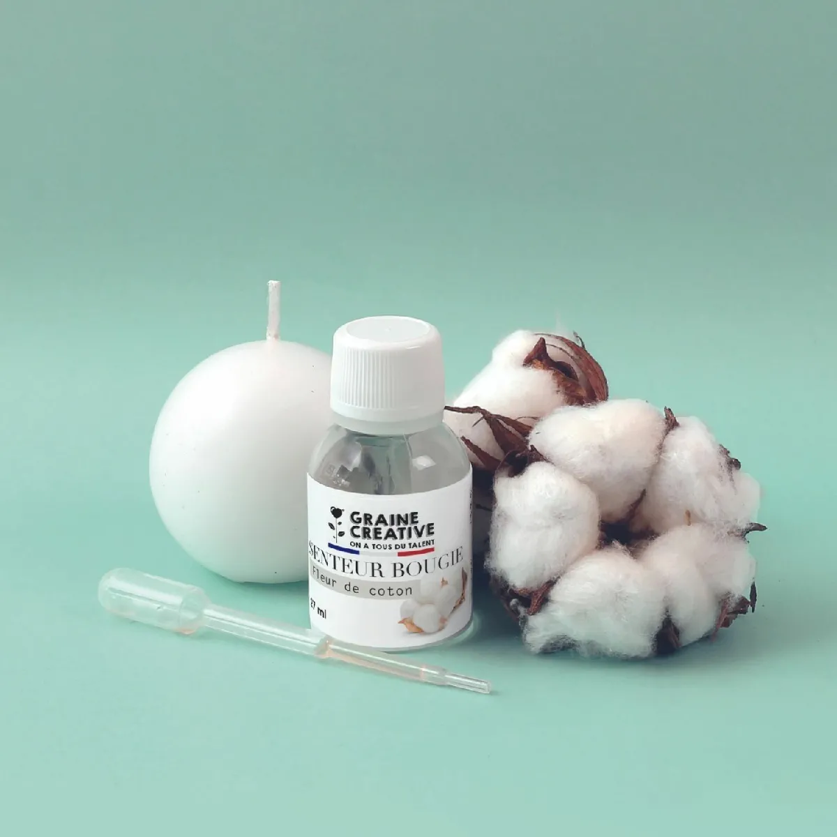 Graines Créatives Parfum pour Bougie Fleur de Coton