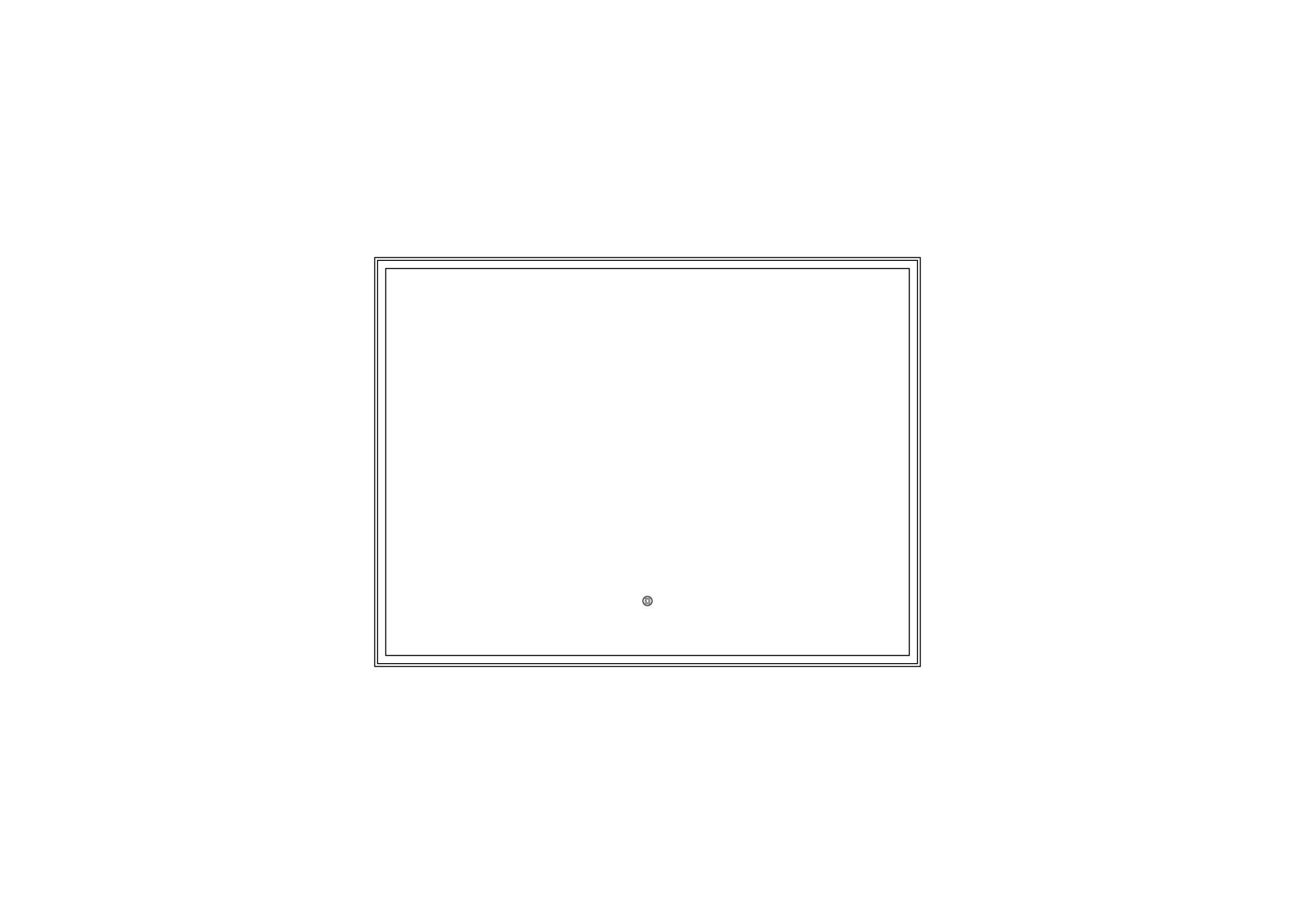 Thebalux M26 spiegel 100x75cm met verlichting en verwarming mat zwart