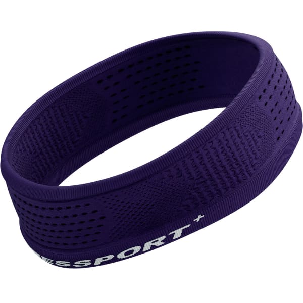 Bandeau running COMPRESSPORT THIN HEADBAND ON/OFF PURPLE