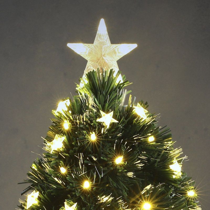 Luca Lighting - Mercury - Kunstkerstboom - Groen - H60 x Ø30 cm - Fibre Optic Verlichting