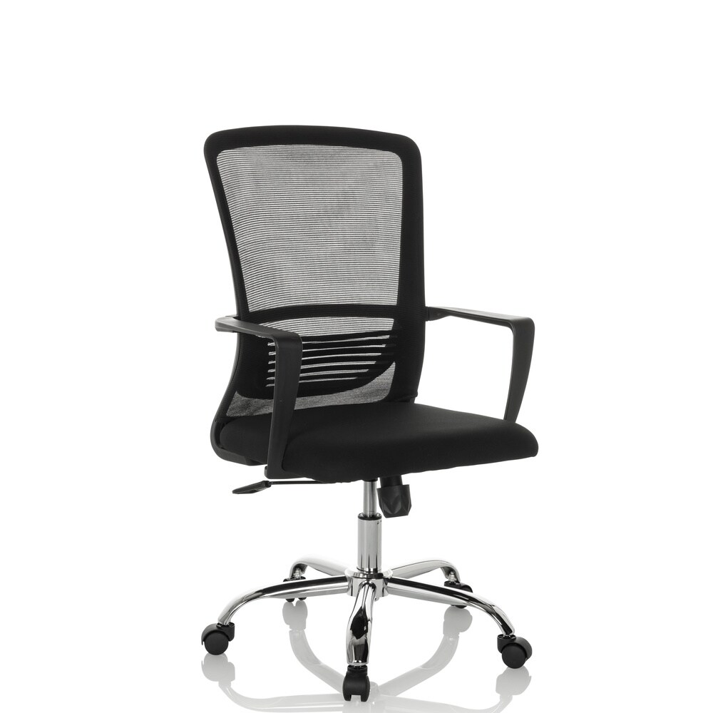 Home Office Bürostuhl STAR-TEC S Stoff/Netzstoff mit Armlehnen hjh OFFICE