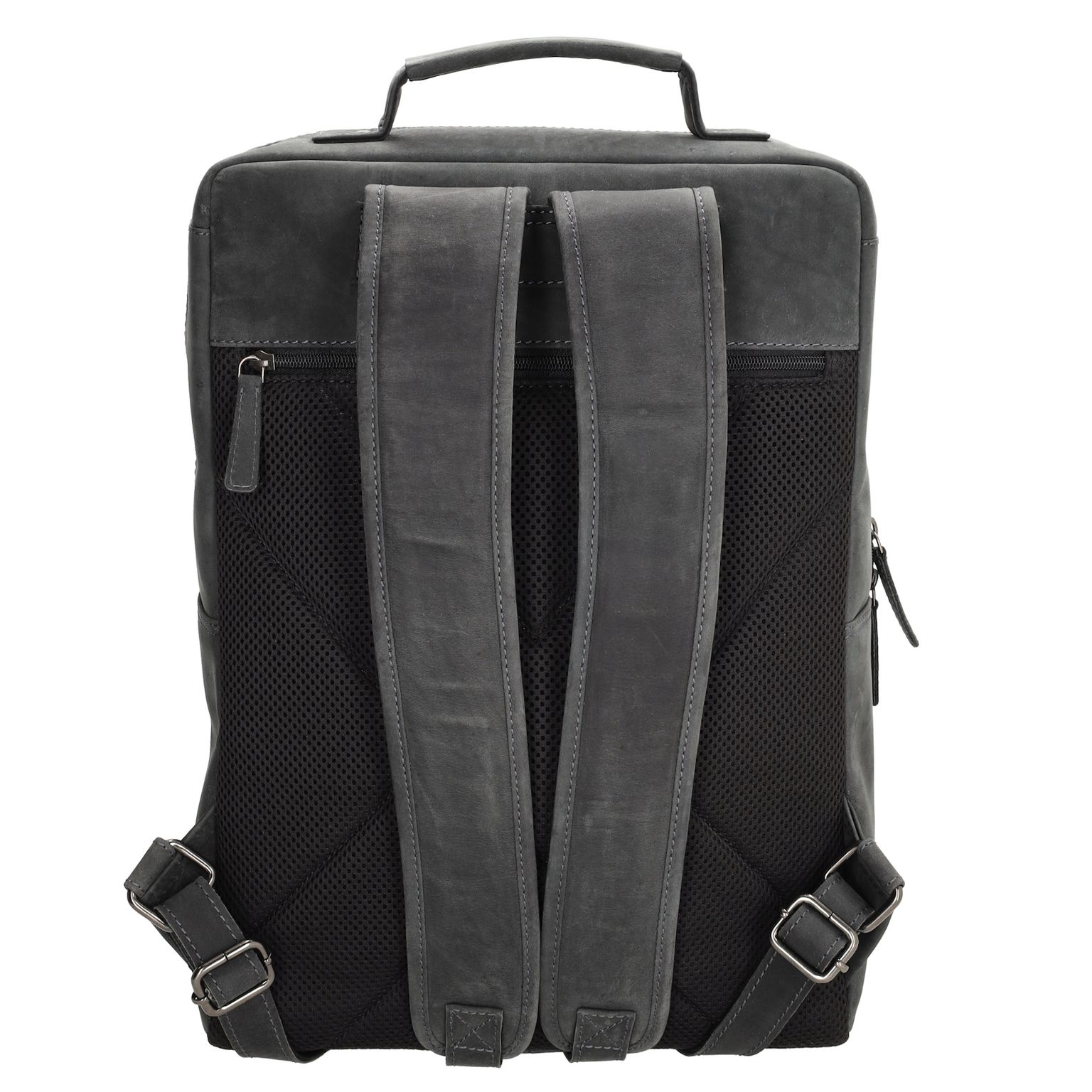 Hide & Stitches Idaho Rugzak Vierkant 15,6 inch Zwart