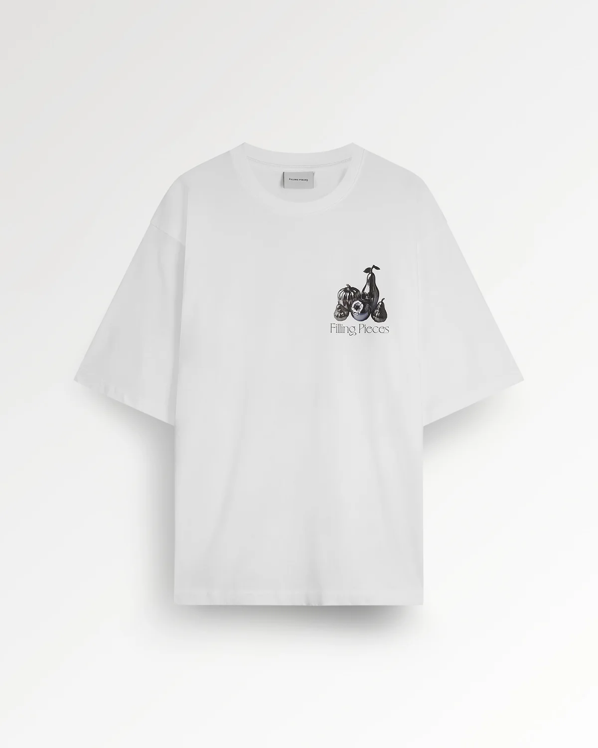 T-shirt Boxy Chrome Fruit White
