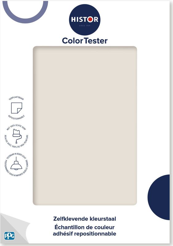 Kleurstaal Histor Colortester Singing Sand PPG1022-1  250 ML Testpotje - Singing Sand