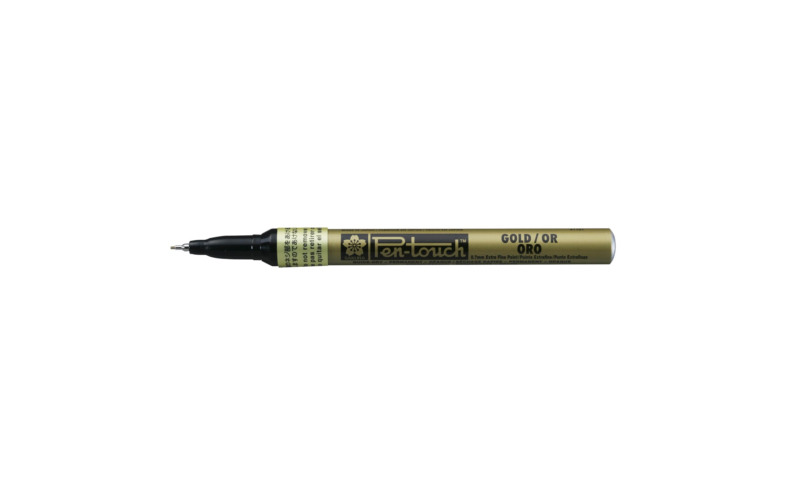 Lackmarker Pen-Touch 0.7 mm, extrafein, GoldPermanent Marker in tollen Farben