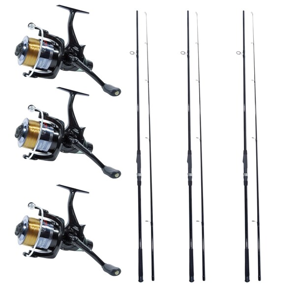 3x Catchmax Carper   3x Ultimate Carp FS 6000 (Karperhengels   Vrijloopmolens)