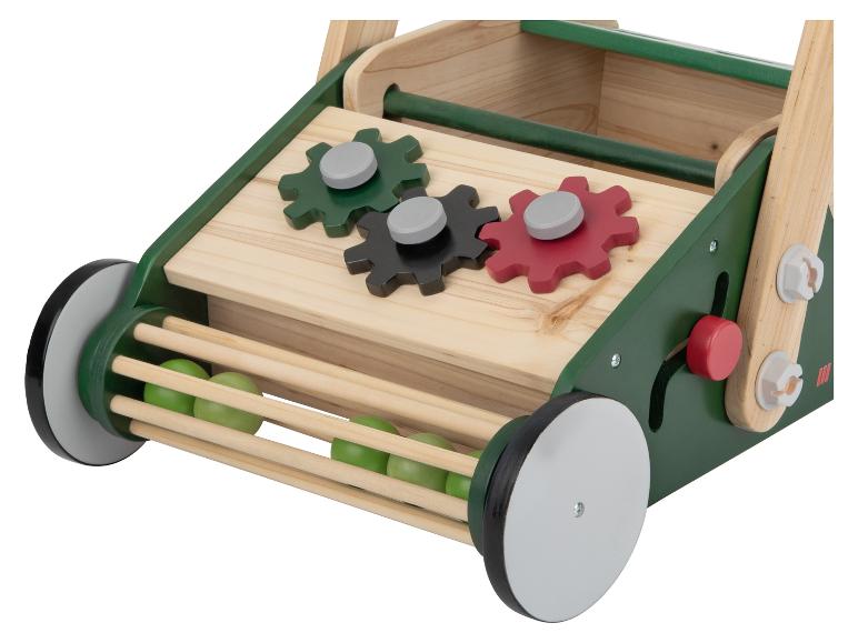 Houten loopwagen