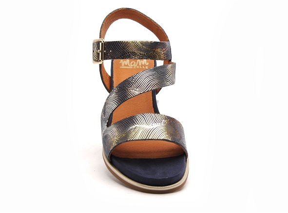 Mamzelle nu pieds talons femme noala bleu