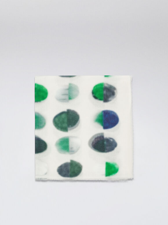 Lenço estampado - Verde