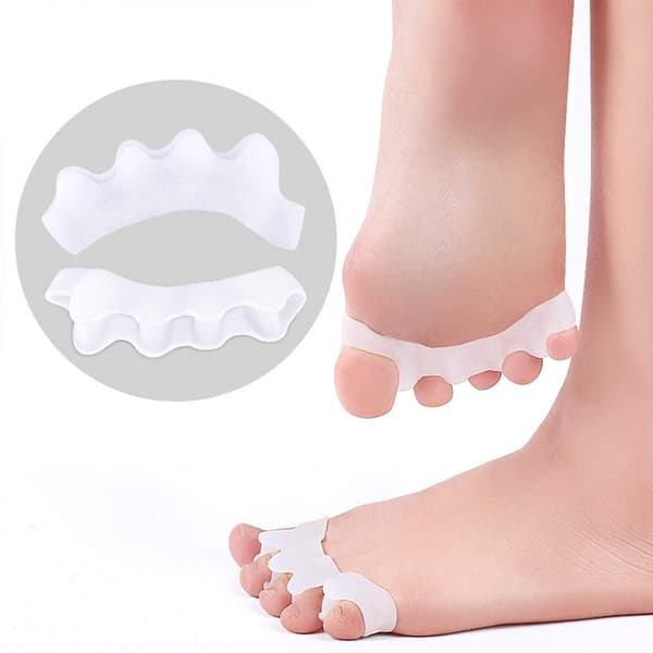 INF Tåskiller for Hallux valgus 1 par Hvit