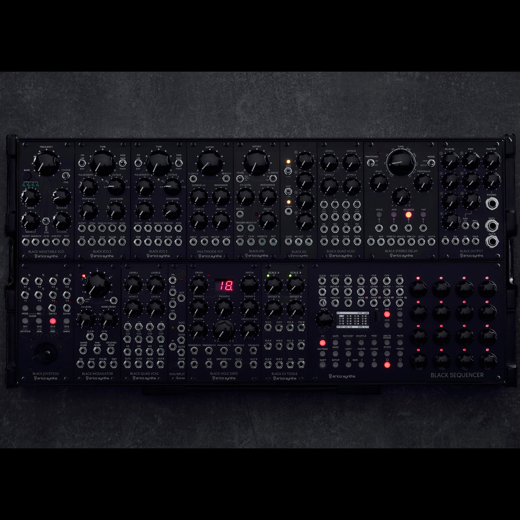 Erica Synths Black System III eurorack synthesizer