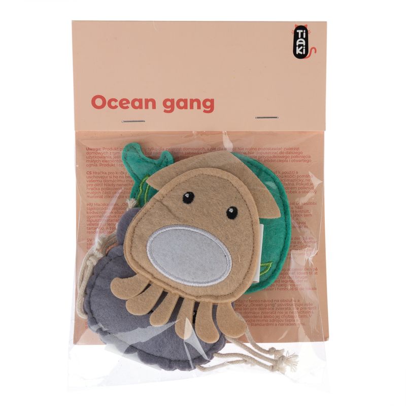 Lot de jouets TIAKI Ocean Gang avec menthe à chat