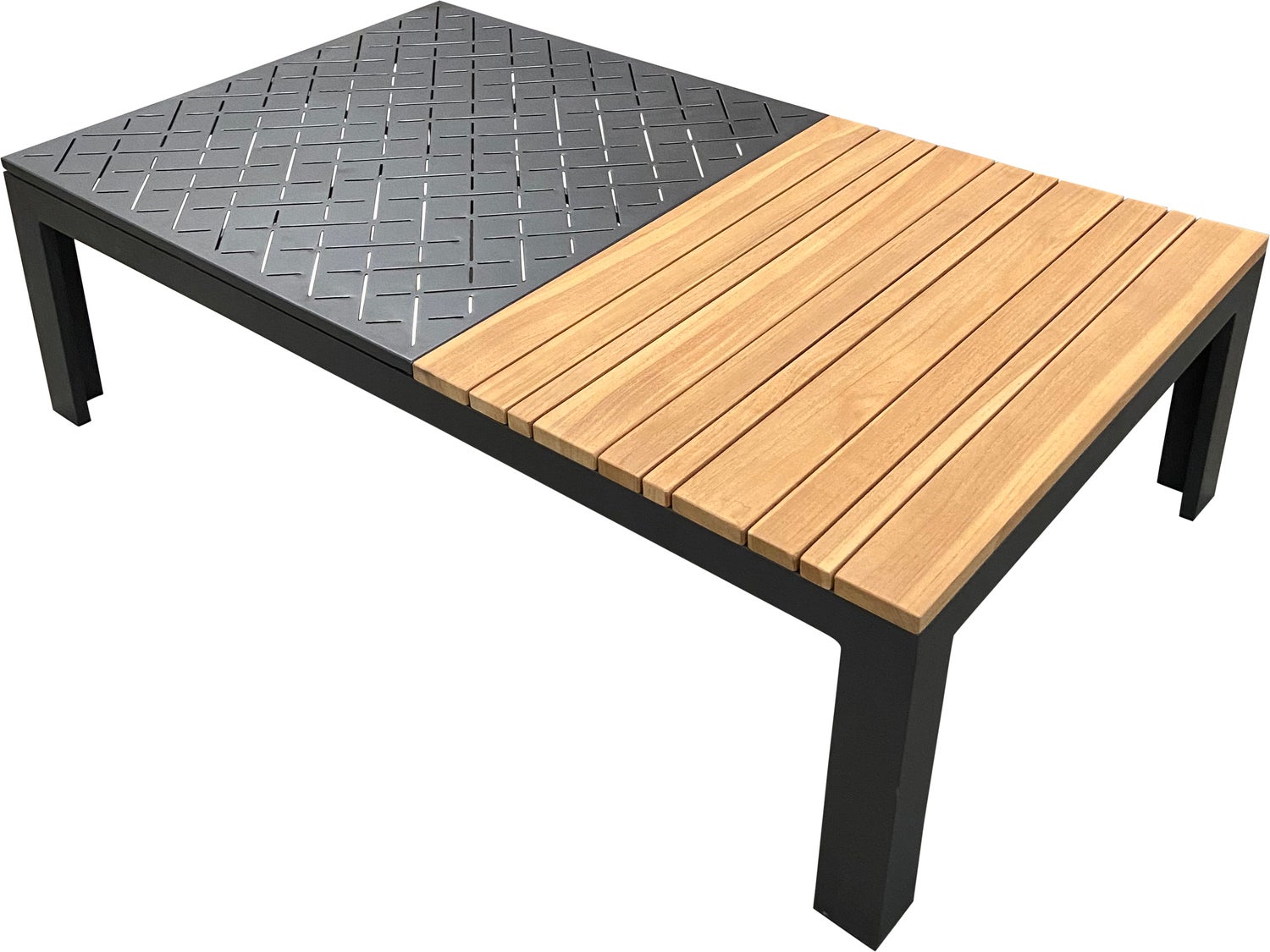 Tierra Outdoor loungetafel Queens antraciet 140 x 85 x 40 cm