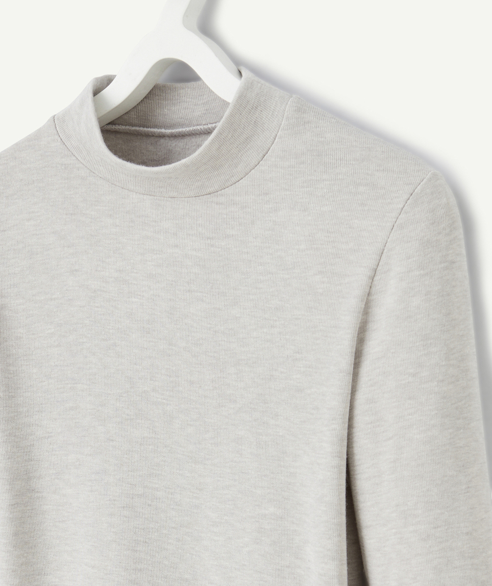 DAMARTT-SHIRT COL MONTANT THERMOLACTYL SENSITIVE GRIS CHINÉ